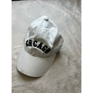 Melonwear Chicago Baseball Cap Mens OSFM White Excellent CIBC Logo Dad Hat